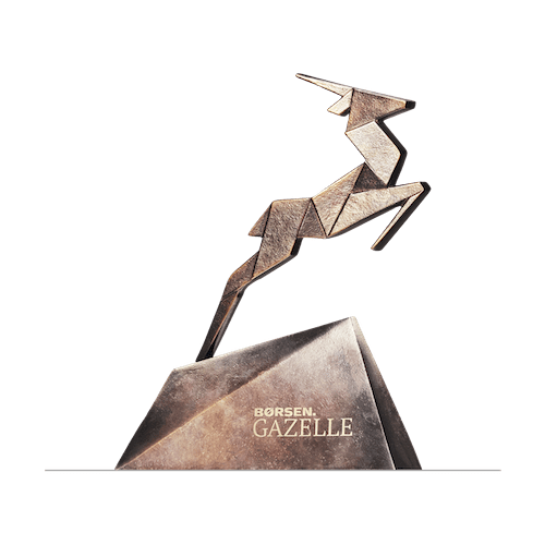 Børsen Gazelle logo representing an award obtained by Power Advice